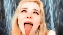 Stepsister Sucking Dildo with Pleasure Sweetie Fox