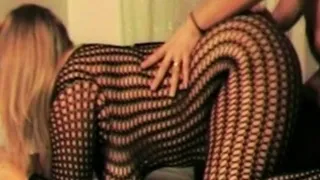 Fucking Her Ass In Fishnet Stockings