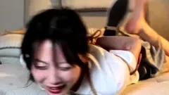 Chinese beauty hogtied