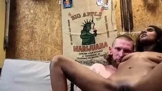 Horny Indian babe get load of cum on ass after hard pounding