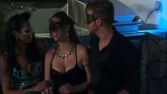 MILF cuffed and satisfied by a stranger