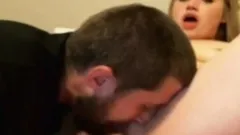 Her Boyfriend Lick and Finger Her Wet Pussy to Orgasm