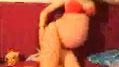 Amateur striptease and Solo masturbation