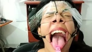 Fucked Up With Bondage And Spitting By Stepmom