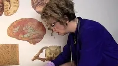 Evil doctor masturbates with stranger fetish repressor