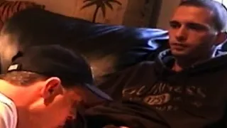 Sturdy DILF sucking off straight jock