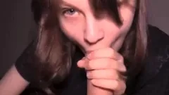 Close up Blowjob and Huge Cum in my Mouth Cumplay