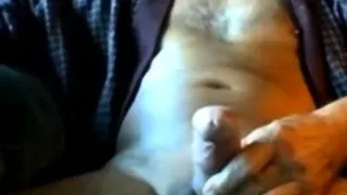 grandpa cum on webcam
