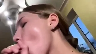 Deepthroat hard anal sex and anal creampie for slutty teen l