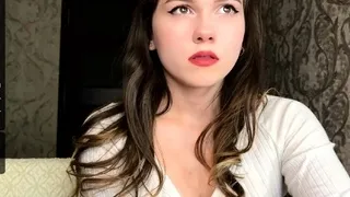 Small titted babe toys her pussy on webcam