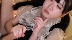 Japanese teen blowjob with creamy mustache