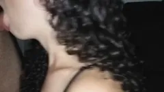 Cuckold released the house for his girl to suck another one.