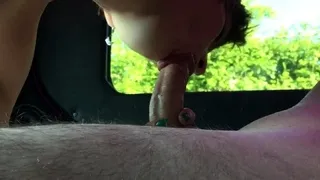 Pink labia close up of naive brunette