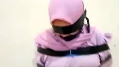 Hijab bondage training
