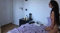 Brunette GF Hidden Cam Masturbation