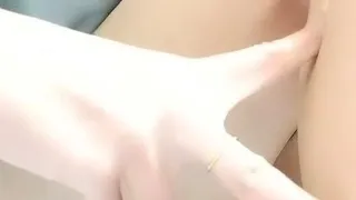 Cute blonde teen Lindsey solo toying pussy and ass