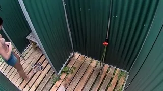 Czech Brunette Hidden Cam in Public Pool