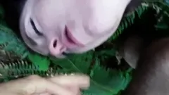 Sloppy POV blowjob ends in facial