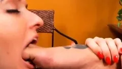 Retro lesbian foot fetish