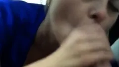 public car blowjob and swallow