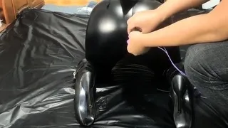 Slutty amateur girlfriend drilled in ass and fingered in ass