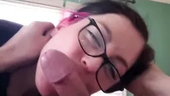 StepSister Gives Me A Blowjob On A Lazy Sunday Afternoon