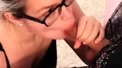 Blonde Gets 2 Cum Shots in Her Mouth