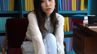 Webcam Asian chick anal masturbation tease