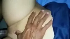 He opened the married woman's legs and put in his dick