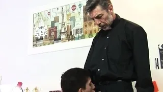 Sucking college Latino breeded by DILF