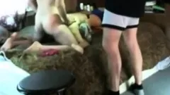 Amateur hot young girl getting shared