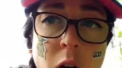 Star wars Fan Gets A Facial