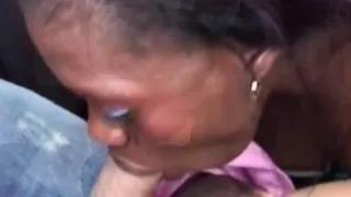 African Maid Side Road Interracial Head