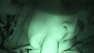 Riley Evans Blowjob inside on a car