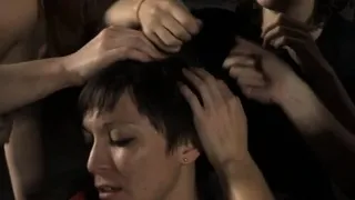 Floozy is vibrator her nana with a vibrator