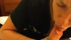 Marie Jah Wanna: Perfect Deepthroat Blowjob with Cumshot.