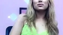 Blonde Teen Solo Masturbating On Webcam