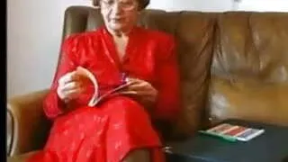 Stunning Septuagenarian Susanne Strips and Sizzles