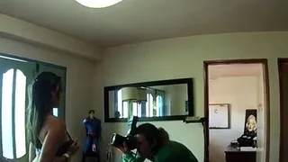 Spicy nipponese brunette floozy enjoys deep love tunnel bang