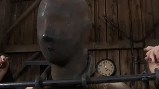 Glorious redhead cutie has bare and teases outside