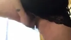 Lovely Stepmother masturbating and squirting