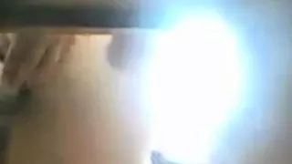 my mom plays with her hairy cunt behind laptop