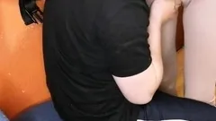 Skater teen knows how to ride and suck