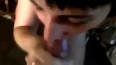 Russian girl blowjob homemade 2