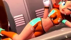 Sexy ass 3D MILF rides huge cock