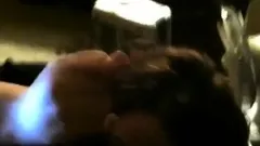 Big titty white bitch chokes on bbc