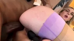 Blonde Natasha Marley with big boob