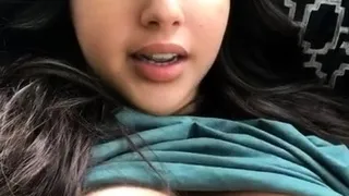 Hot amateur teen girl with big boobs toying pussy on cam