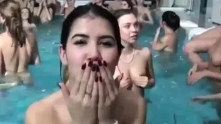 Cute chinese teen Sex makes you hungry so pizza's are ordere