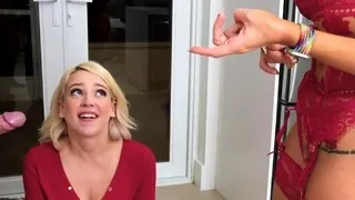 Caught mom and Santa fucking and I join